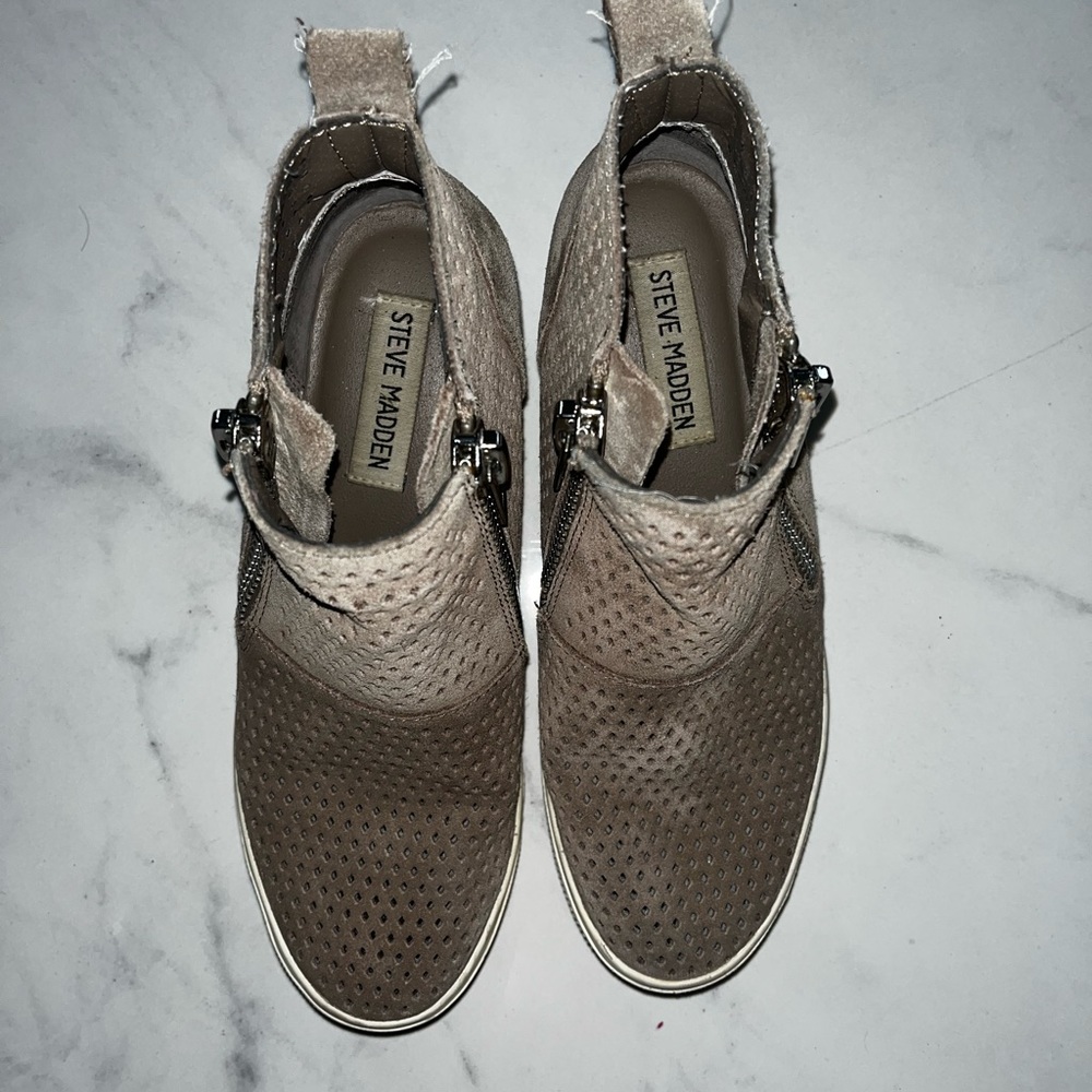 Steve Madden wedge sneaker boots